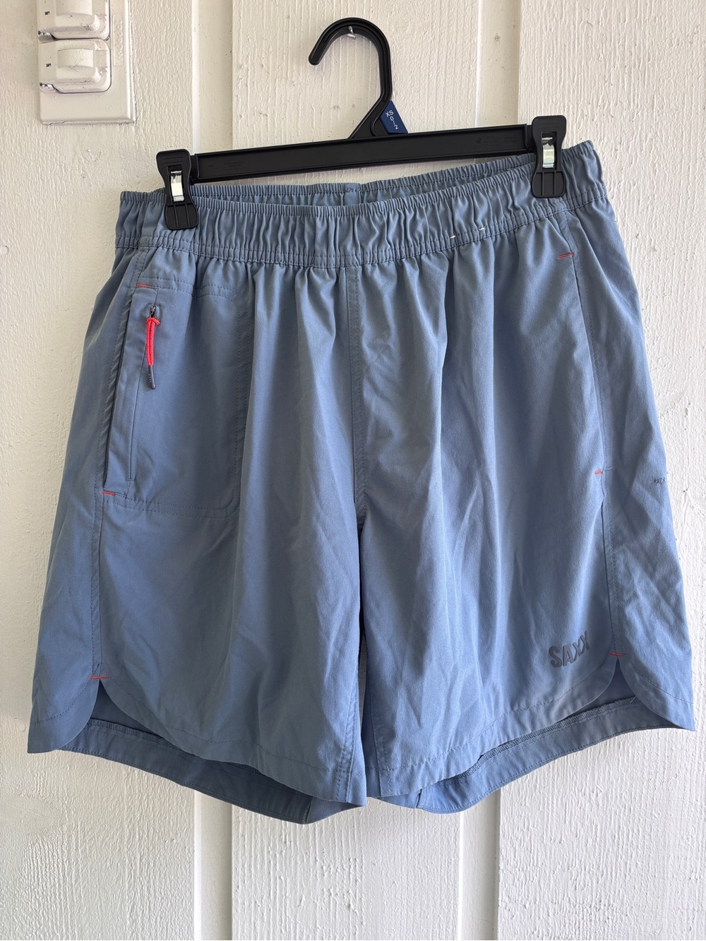 Saxx Light Blue Athletic Shorts
